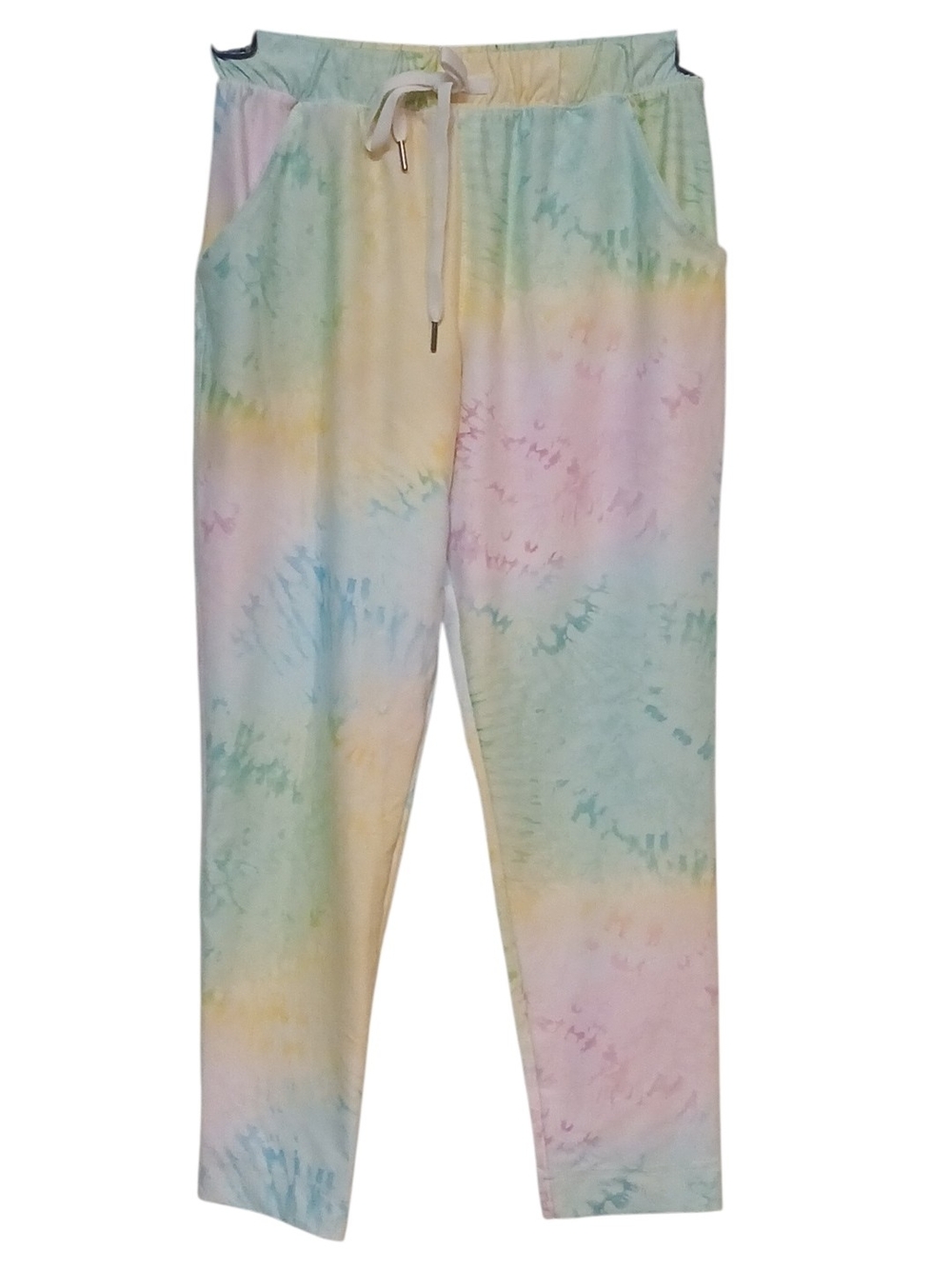 Scorpion Sol - NWOT Casual Tye Dye Leggings, Pockets, Drawstring, Elastic Waist - Picture 3 of 10